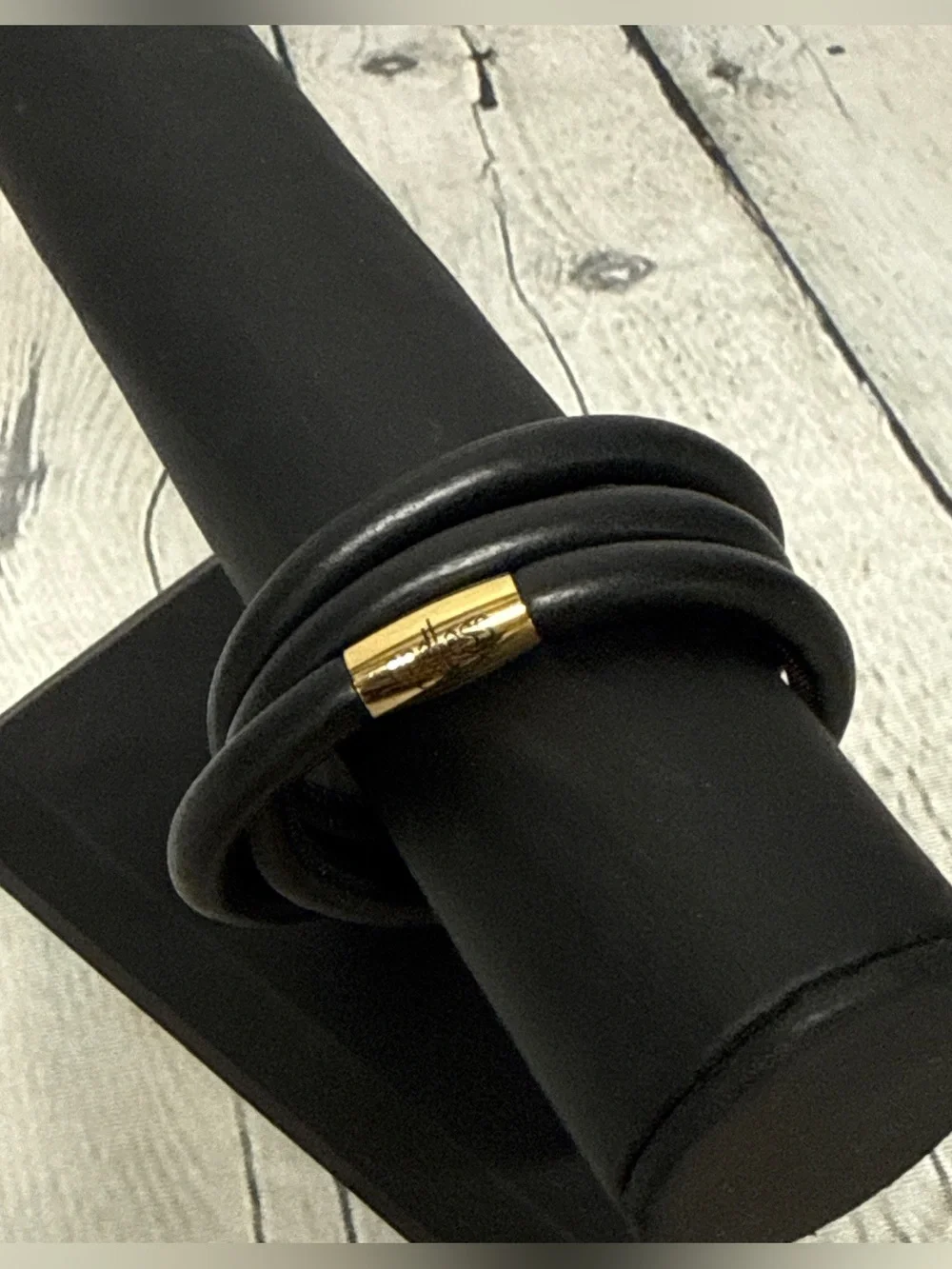 Endless Leather Triple Wrap Bracelet